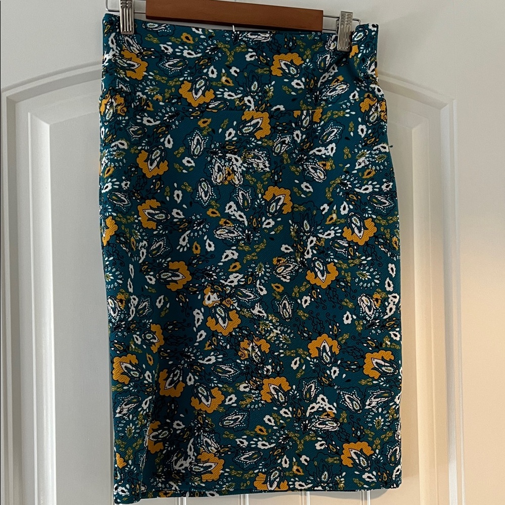 LuLaRoe Vibrant Floral Pencil Skirt